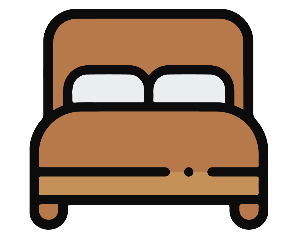 Bed and bedroom