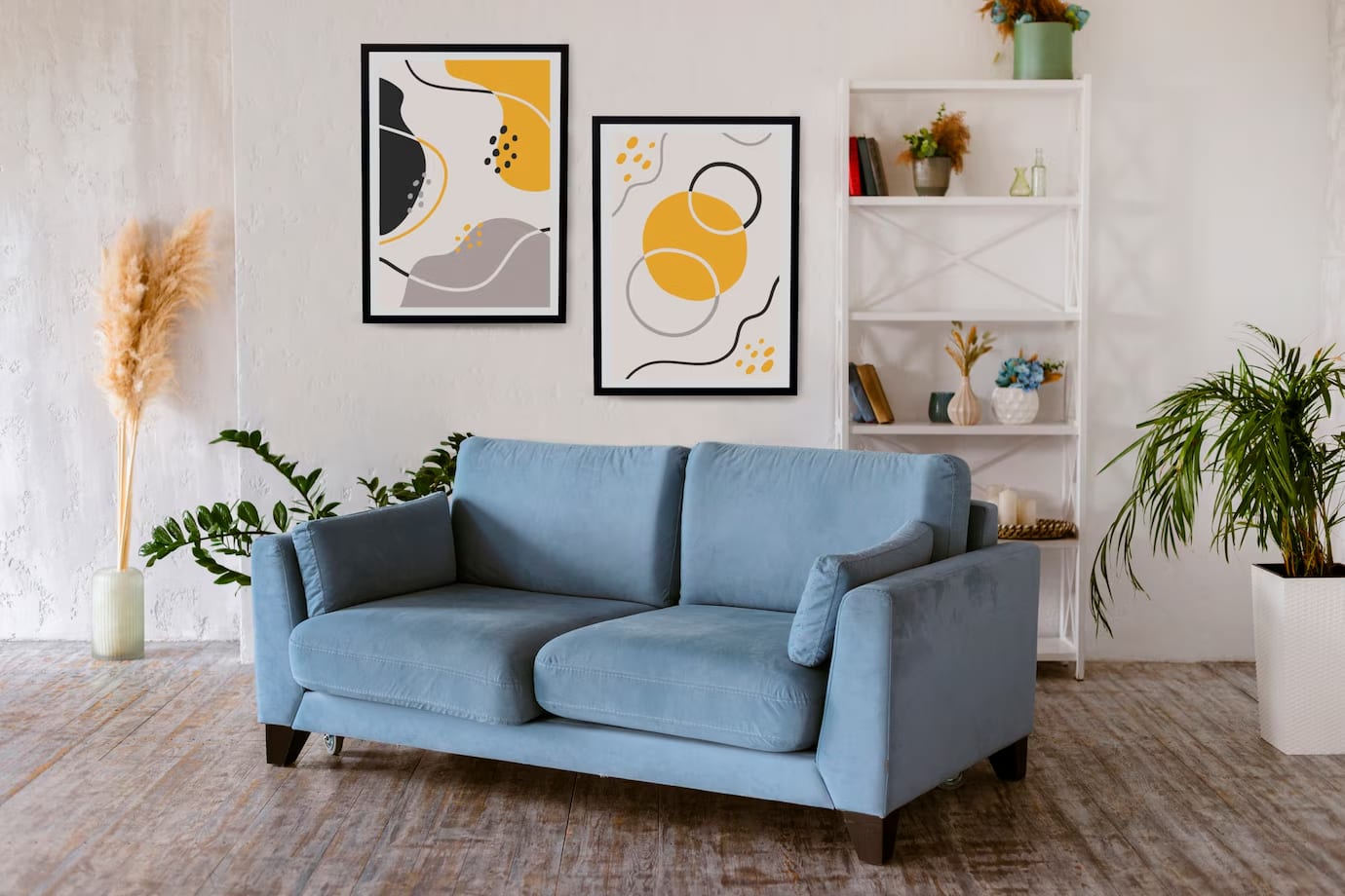 Contemporary Leather Sofa