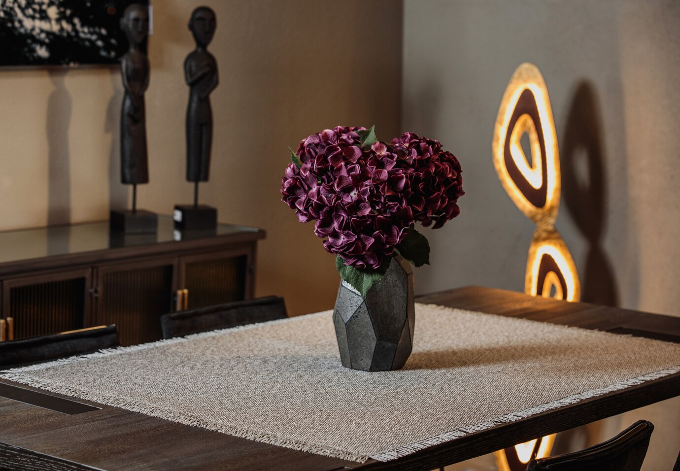 Solid Oak Side Table