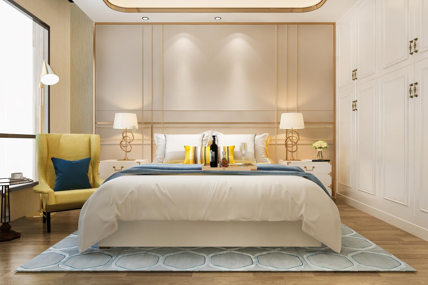 Modern Oak Bed Frame