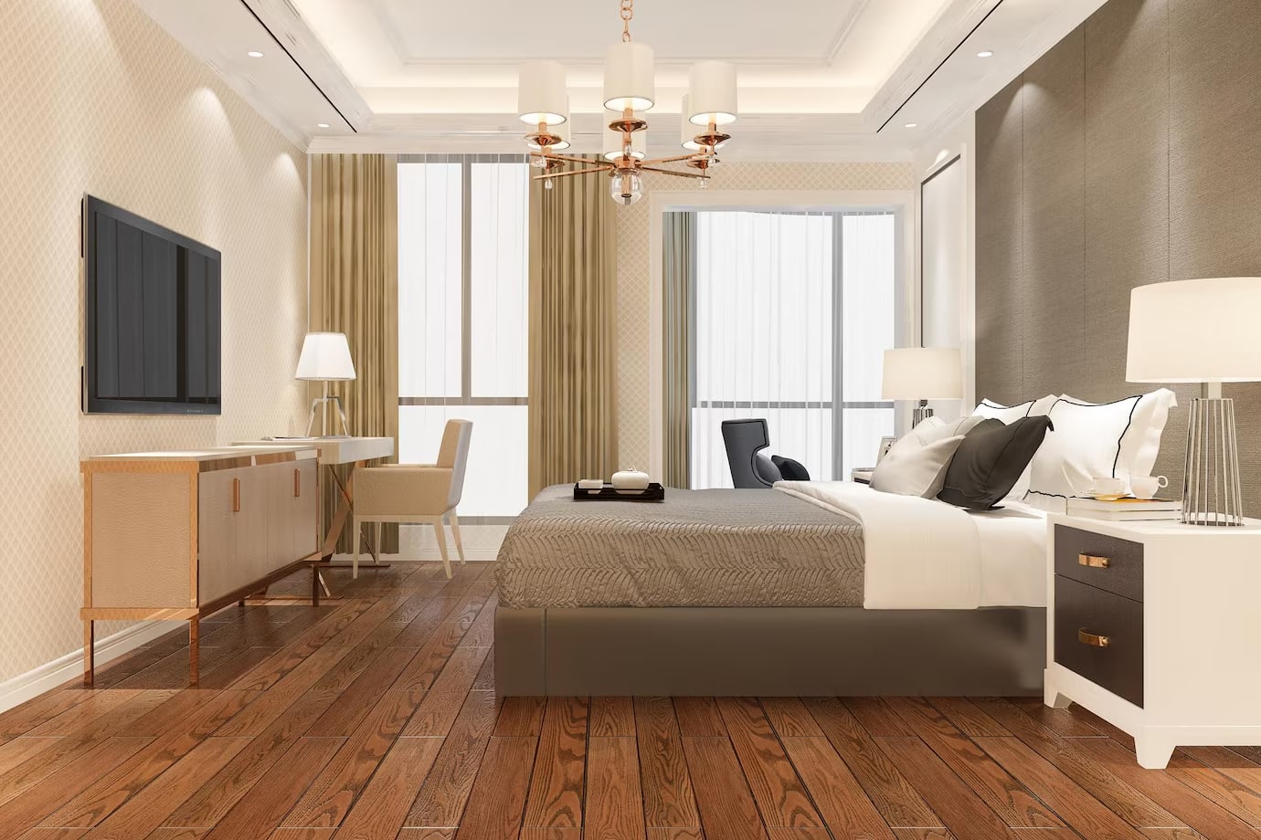 Rustic Wooden Bed